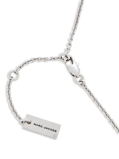 Marc Jacobs The Daisy Balloon Necklace In Silver In White
