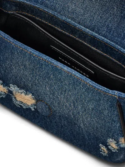 Marc Jacobs The J Marc Bag In Distressed Denim