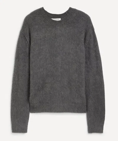 Le17septembre Mens Mohair-blend Jumper In Gray