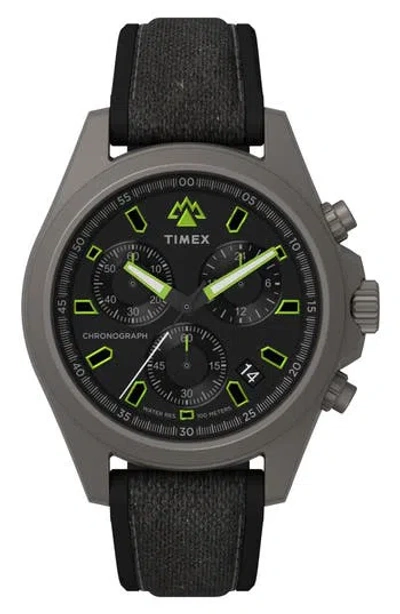 Timex Men's Field Post Expedition North Stainless Steel & Silicone Strap Chronograph Watch/43mm