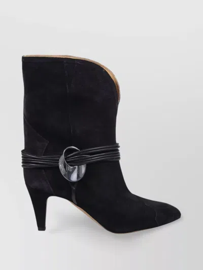 Isabel Marant Gz Strap Mid-calf Suede Boots