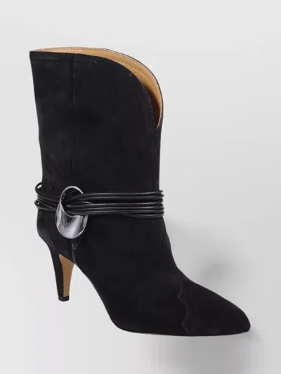 Isabel Marant Gz Strap Mid-calf Suede Boots