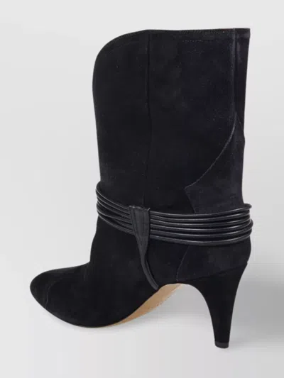 Isabel Marant Gz Strap Mid-calf Suede Boots