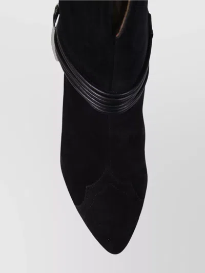 Isabel Marant Gz Strap Mid-calf Suede Boots
