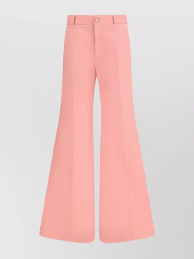 Chloé Trousers Flared Leg Belt Loops