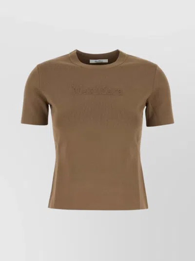 Max Mara Biscuit Viscose Blend Adelio T-shirt