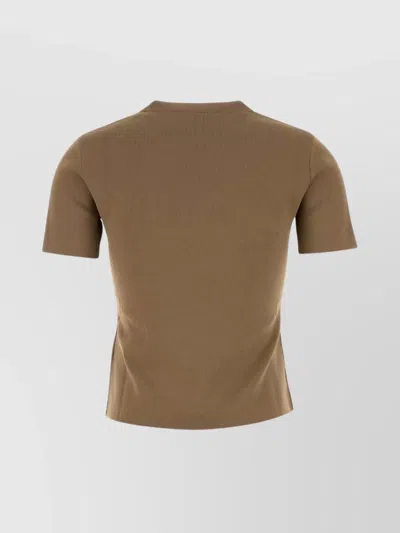 Max Mara Biscuit Viscose Blend Adelio T-shirt