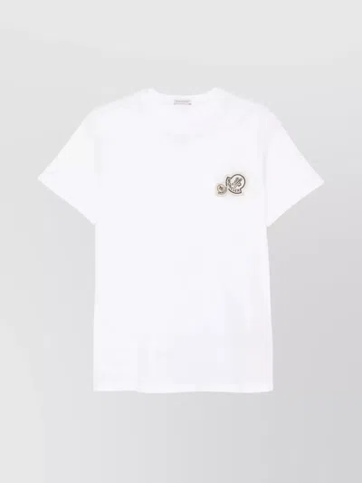 Moncler T-shirt With Double Logo Patches