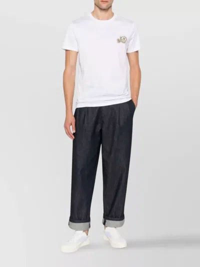 Moncler T-shirt With Double Logo Patches