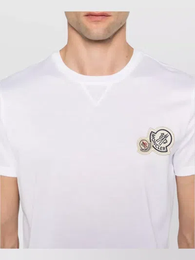 Moncler T-shirt With Double Logo Patches