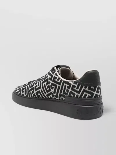Balmain Black Low Top Sneakers