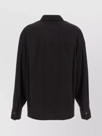Brunello Cucinelli Collared V-neck Shirt Front Placket Detail