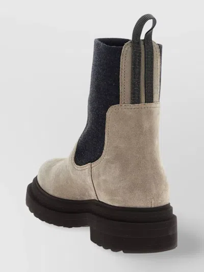 Brunello Cucinelli Women Precious Loop Detail Ankle Boots