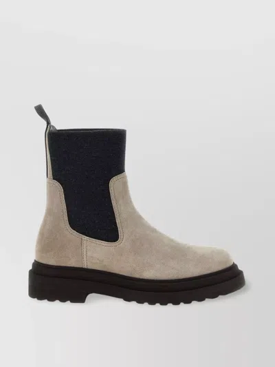 Brunello Cucinelli Women Precious Loop Detail Ankle Boots
