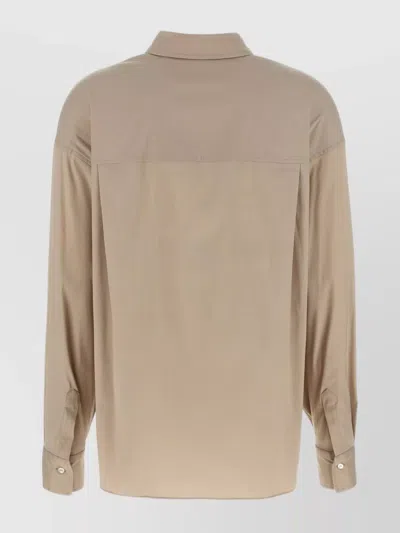 Brunello Cucinelli V-neck Shirt With Collared Design