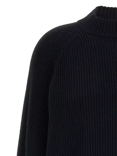 Brunello Cucinelli Ribbed High Neck Sweater With Cuffed Sleeves