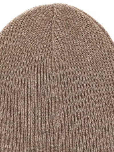 Brunello Cucinelli Ribbed Cashmere Beanie With Soft Stretch Fit