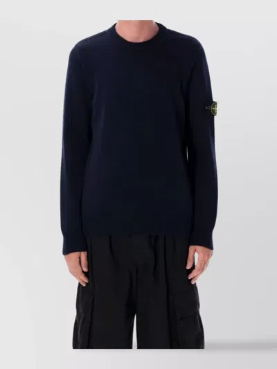 Stone Island Cotton Fleece Crew Neck Sweatshirt
