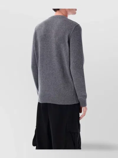 Stone Island Compass-badge Sweater In Gray