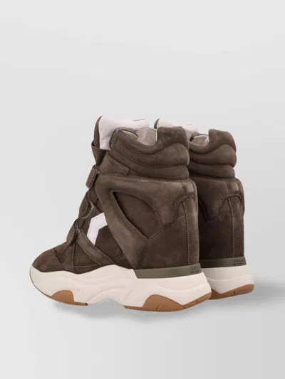 Isabel Marant High-top Suede Sneakers Contrast Sole
