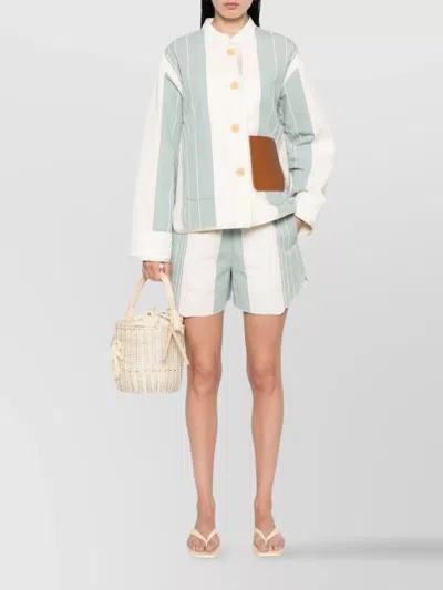 Forte Forte Linen Blend Striped Jacket