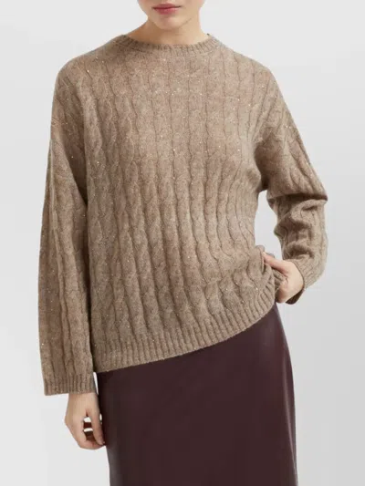 Brunello Cucinelli Wool Cable Knit Jumper