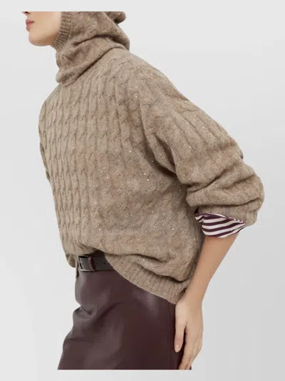 Brunello Cucinelli Wool Cable Knit Jumper