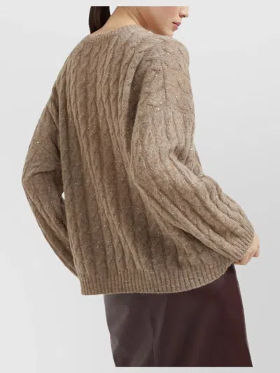 Brunello Cucinelli Wool Cable Knit Jumper