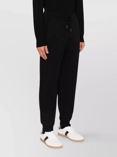 Tom Ford Cotton Drawstring Waist Sweat Joggers In Black