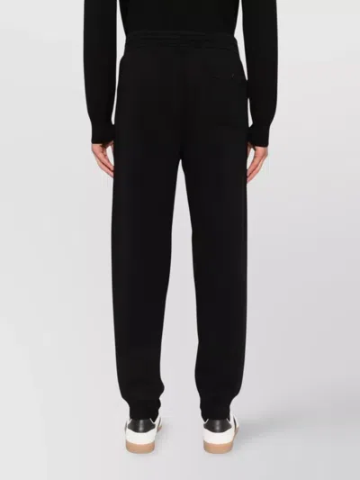 Tom Ford Cotton Drawstring Waist Sweat Joggers In Black