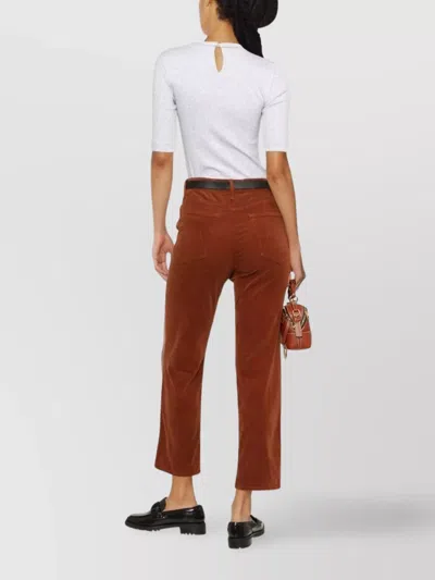 Brunello Cucinelli Ribbed Cotton T-shirt Keyhole Back In Gray