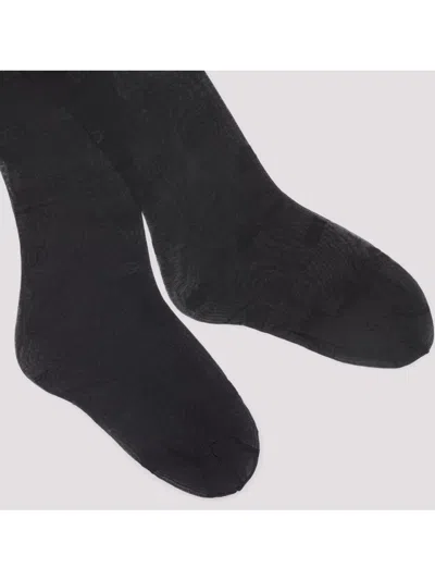 Dolce & Gabbana Sheer Logo Tights 20 Den