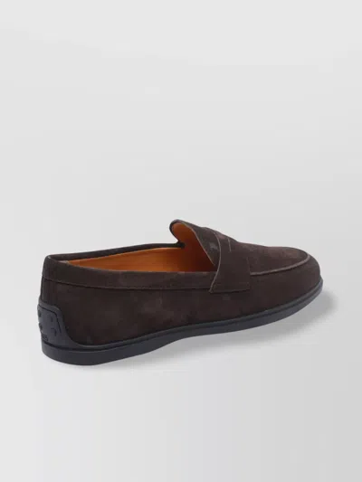 Tod's Loafers With Gommini On Back And Penny Strap