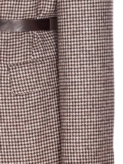 Brunello Cucinelli Double-breasted Wool Jacket With Belted Waist