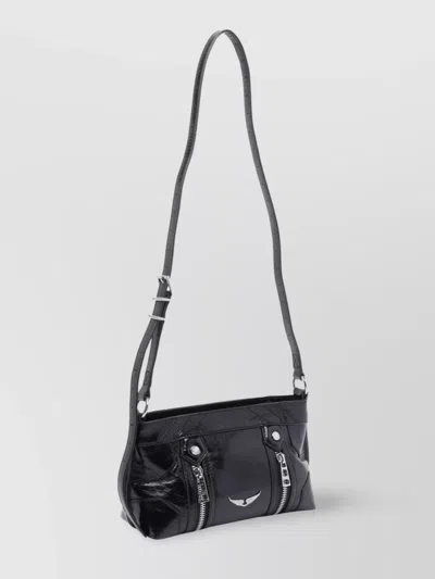 Zadig & Voltaire Vintage Crossbody Bag Textured Finish
