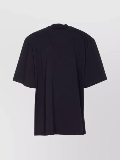 Attico T-shirt Black In Black