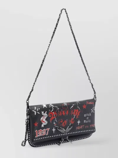 Zadig & Voltaire Chain Strap Flap Shoulder Bag
