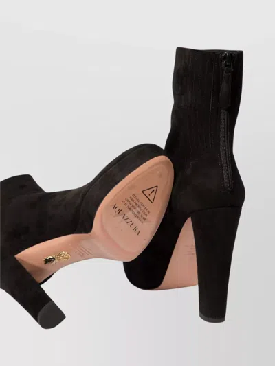 Aquazzura Ankle Boots Suede Finish Platform Sole