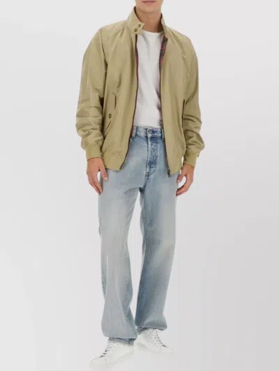Baracuta Giacca In Tessuto Tecnico In Brown