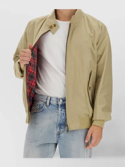 Baracuta Giacca In Tessuto Tecnico In Brown