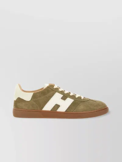 Hogan Sneakers With Suede Panels And Rubber Sole