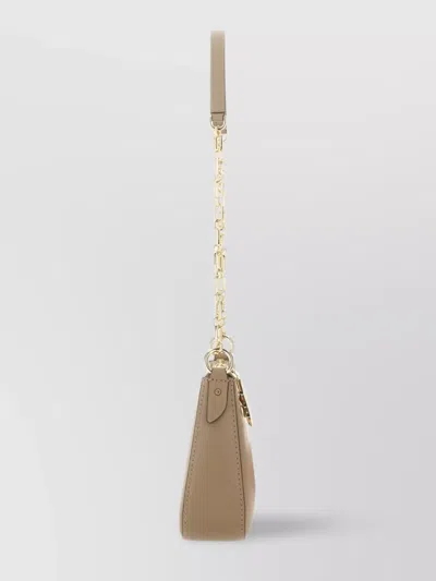 Michael Kors Medium Clutch Bag Empire Logo Chain Strap Rectangular
