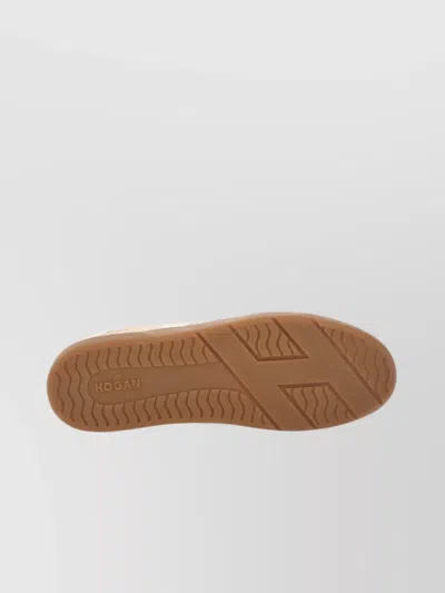 Hogan Suede Rubber Contrast Panel Sneakers