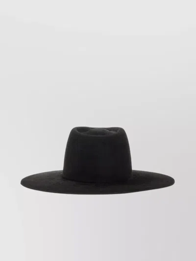 Ruslan Baginskiy Logo Wide Brim Felt Texture Hat