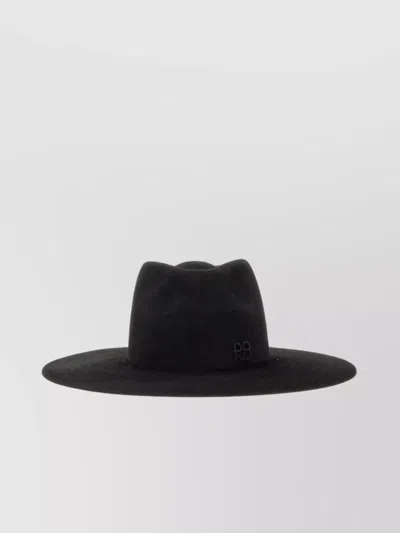 Ruslan Baginskiy Logo Wide Brim Felt Texture Hat