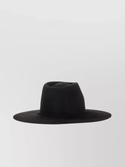 Ruslan Baginskiy Logo Wide Brim Felt Texture Hat