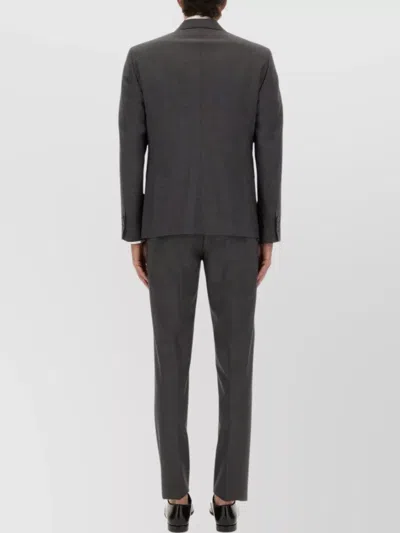 Dsquared2 Grey Virgin Wool Suits In Gray