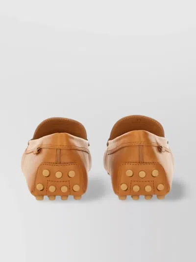 Tod's Moccasin Loafers With Round Toe And Penny Strap