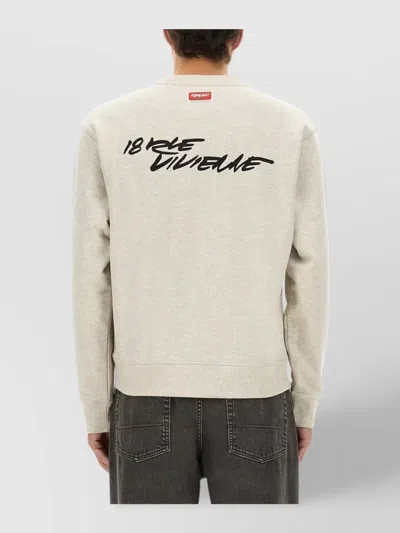 Kenzo Relaxed Fit Futura Classic Sweatshirt With Vibrant Graphic In Neutral