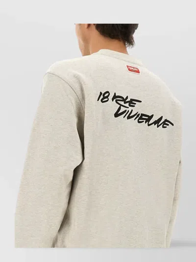 Kenzo Relaxed Fit Futura Classic Sweatshirt With Vibrant Graphic In Neutral